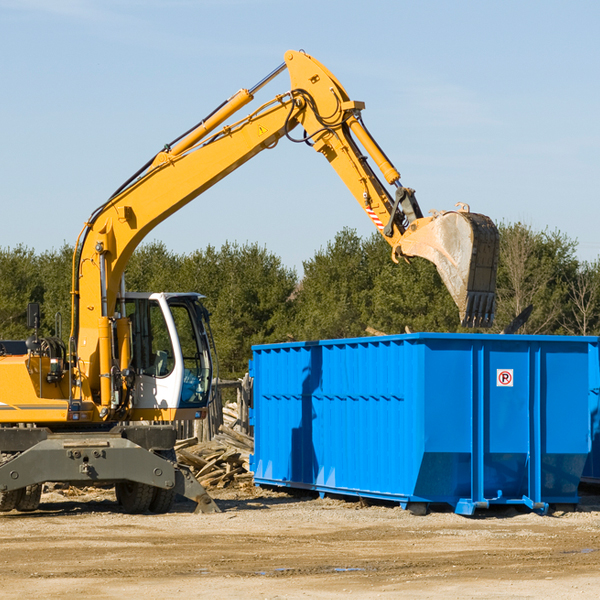 is there a minimum or maximum amount of waste i can put in a residential dumpster in Poso Park CA